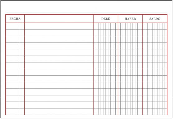Dohe 9927 – Accounting Book, Current Accounts, Landscape Quarter - Image 2