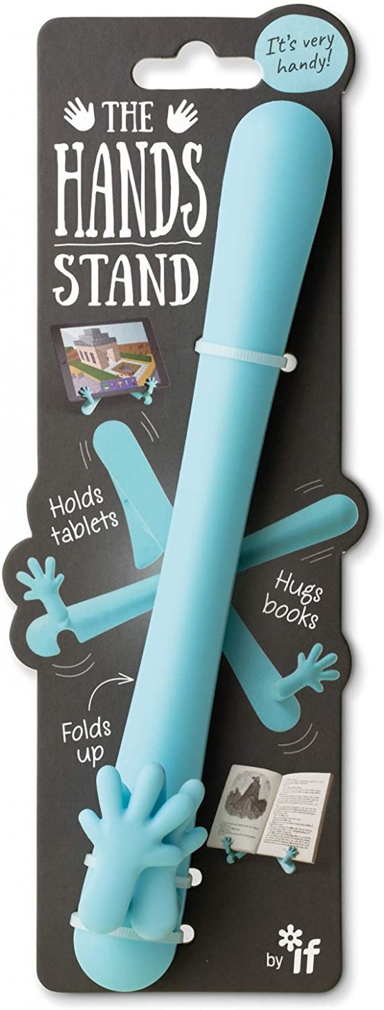 IF The Hands Stand, Hands Free Reading Tablet & Book Holder - Duck Egg Blue
