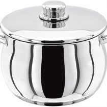 Stellar 1000 Stainless Steel Stockpot/Deep Casserole Pan with Lid (24CM (5.7Ltr))