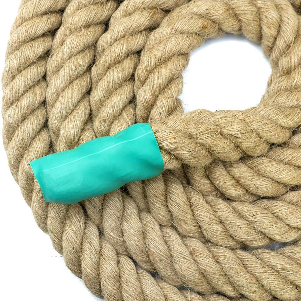 Aoneky Jute Rope, 14/16/20/25/30/40/50mm Heavy Duty Twisted Natural Hemp Rope for Garden Tug of war, Nautical - Image 4