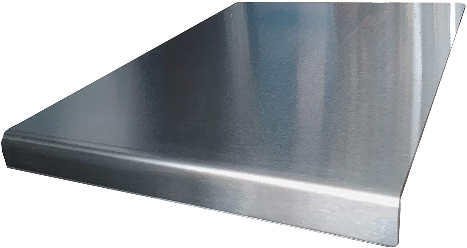 Stainless Steel Worktop Saver (500 x 500 Round Fold), Silver, 50L x 50W cm