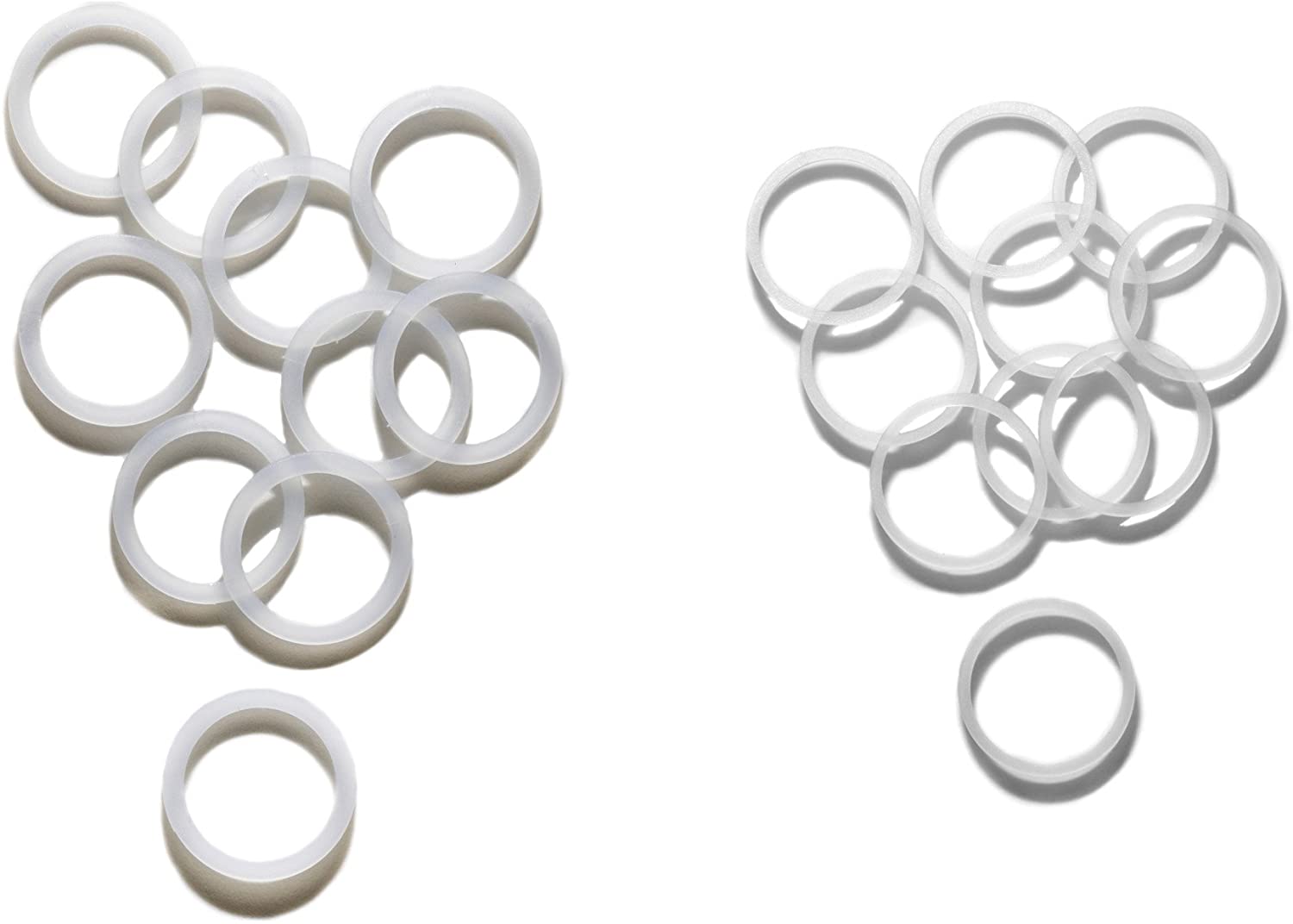 Northern DIY Nylon Washers for Door Handles - 2 Sizes (Pack of 20), 20.5 millimeters