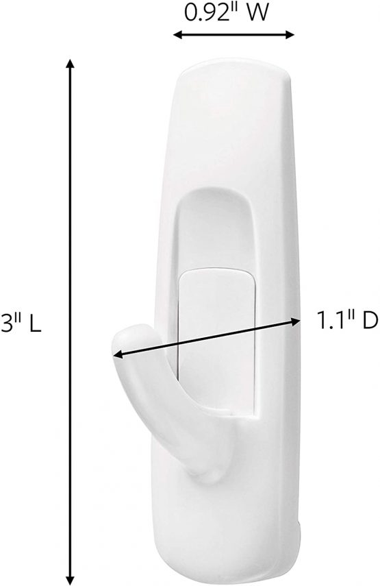 3M 17001CS Command Hooks, Multi-Colour, 3.17 x 9.9 x 17.14 cm - Image 2