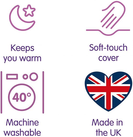 Slumberdown Warm Winter Nights King Size Duvet 13.5 Tog Winter Duvet King Size Bed - Image 4