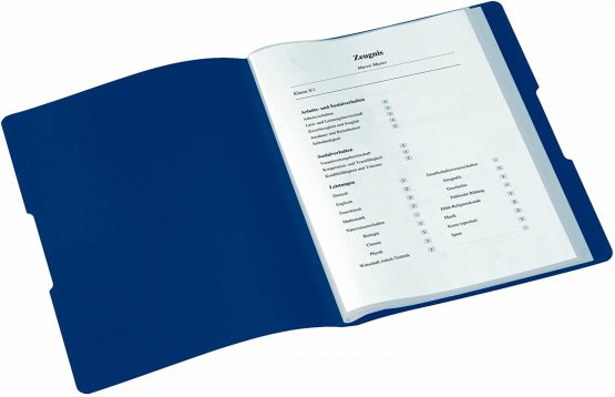 Herlitz 11208360 Display Folder A4 Polypropylene 20 Sheets Blue - Image 3