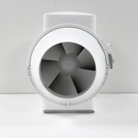 5 inch Loft Mounted Inline Shower Ceiling 125mm In Line Bathroom Extractor fan with Run On Timer 125 mm Silent In-line Toilet Ventilator Powerful Ventilation Damp Control - Image 2
