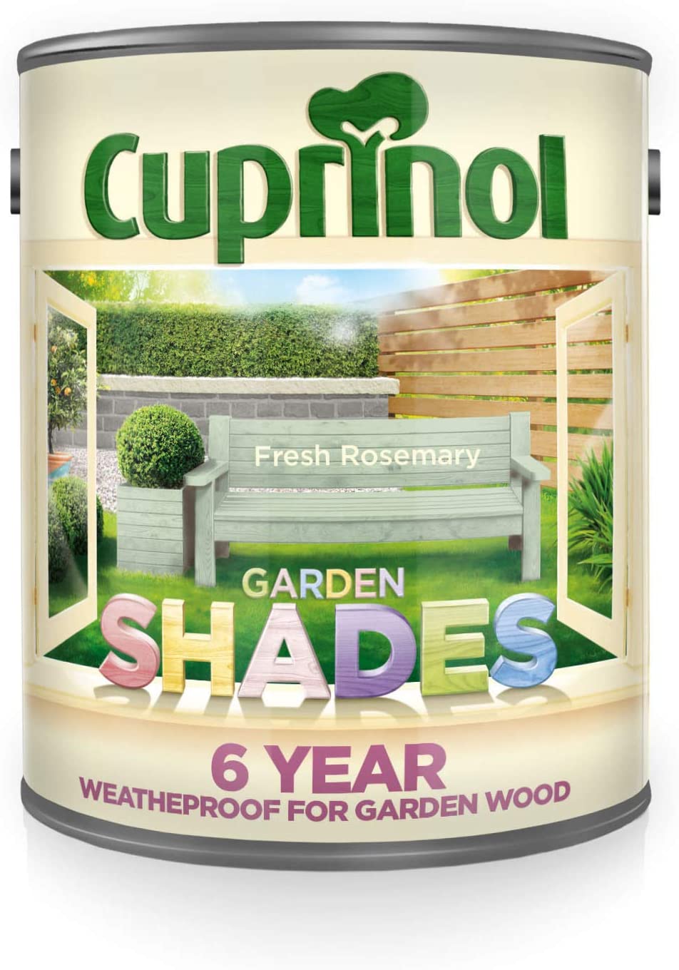 Cuprinol Garden Shades Fresh Rosemary, 2.5 Litre, 2.5L - Image 2