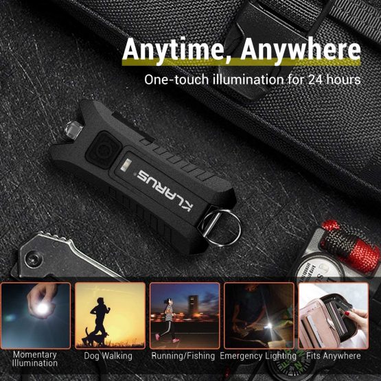Klarus Mi2 Rechargeable LED Keyring Torch, 40 Lumens Small Lightweight Pocket Keychain Flashlight Powered by Bulid-in Battery - Image 2