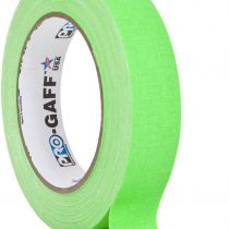 ProTapes/Permacel 24mmx25 yard Fluorescent Gaffer Cloth Tape - Green