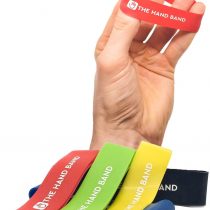 THE HAND BAND – hand exerciser and hand strengthener set - 10 finger resistance bands perfect for extensor training, forearm, hand and finger strength, hand health and injury rehabilitation