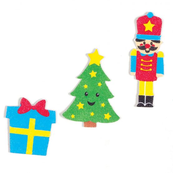Baker Ross AT302 Christmas Foam Stickers, Festive Arts and Craft (Pack of 120), Assorted - Image 4
