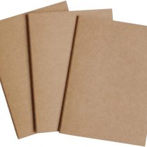 Wanderings Travelers Journal Refills - Assorted Set Blank, Dot and Lined Inserts, Set of 3 Journal Refills for Leather Travel Notebooks 21cm x 14cm 3 x 80 Pages