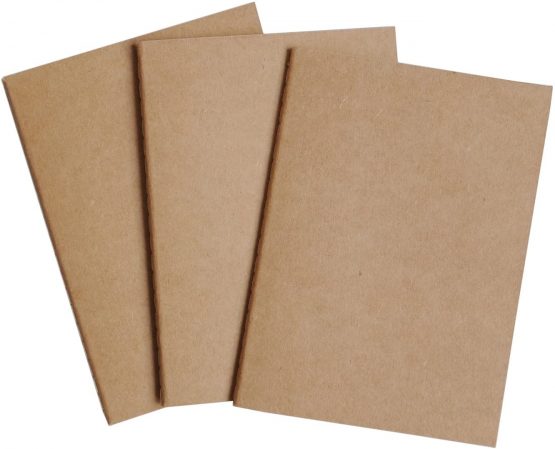 Wanderings Travelers Journal Refills - Assorted Set Blank, Dot and Lined Inserts, Set of 3 Journal Refills for Leather Travel Notebooks 21cm x 14cm 3 x 80 Pages