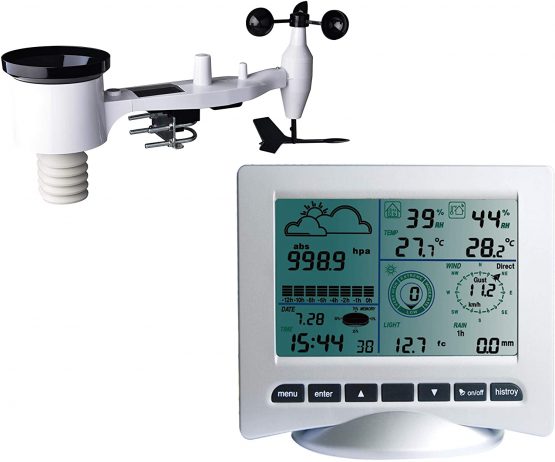 Aercus Instruments WS3085 Wireless Weather Station with USB Upload plus UV Index and Light Meter + Free Beginner’s Guide (eBook)