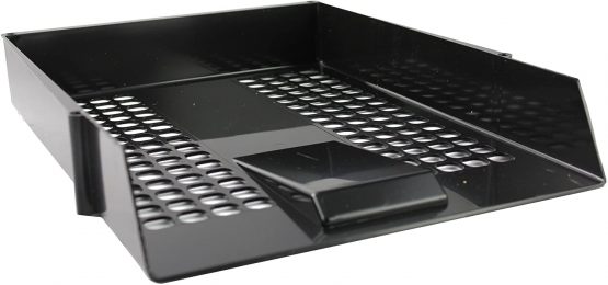 Q Connect Plastic Letter Tray - Black
