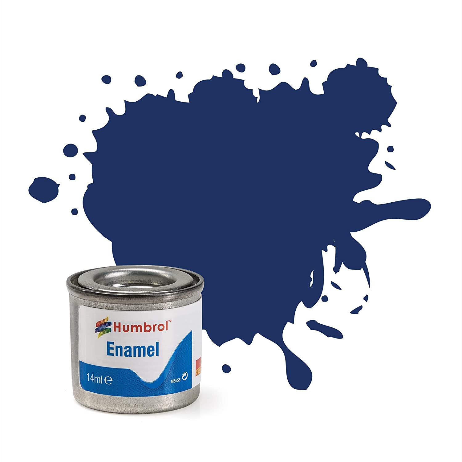 Humbrol 15 Midnight Blue Gloss Enamel 14ml Model Kit Paint, No 15 Midnight Blue - Gloss, 14 ml (Pack of 1)