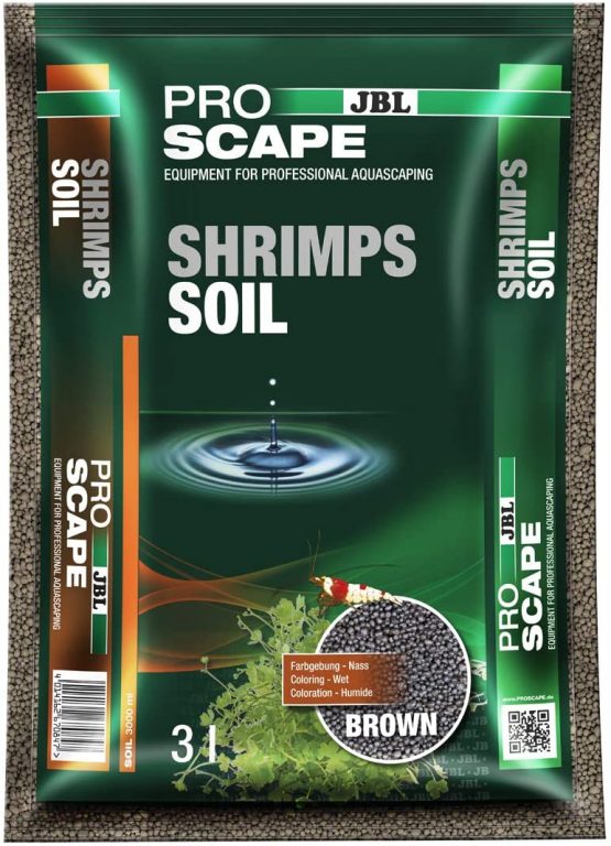 JBL ProScape ShrimpsSoil BROWN 3 l, Brown substrate for shrimp aquariums