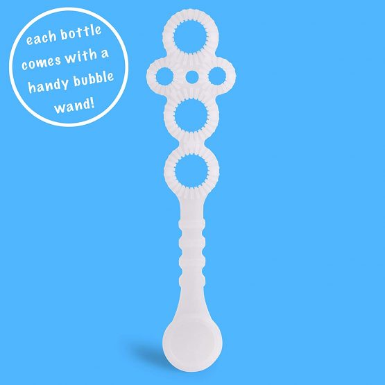 abeec 24 Pack Bubbles Solution - Pack of 24 Party Bubbles with Wands Included - Party Bag Filler or Bubbles for Outdoor Games - 24 x 118ml Bubble Mixture Bottles - Image 3