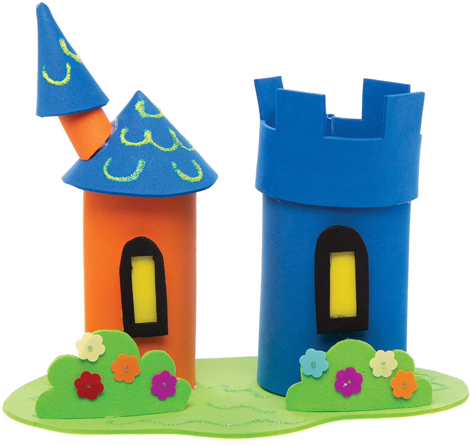 Baker Ross Foam Sheets Class Pack of 50 - Arts and Crafts for Kids, Assorted, 30cm x 23cm - Image 3
