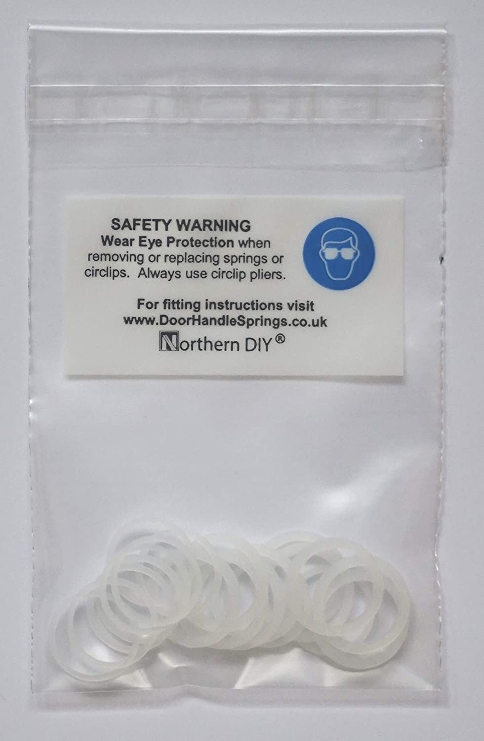 Northern DIY Nylon Washers for Door Handles - 2 Sizes (Pack of 20), 20.5 millimeters - Image 3