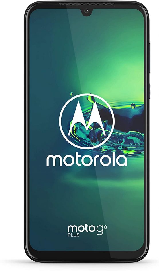 Motorola Moto G8 plus (6,3 Inc FHD U-Notch display, Dolby Stereo speakers, 64 GB/4 GB, Android 9.0, Dual SIM Smartphone), Cosmic blue