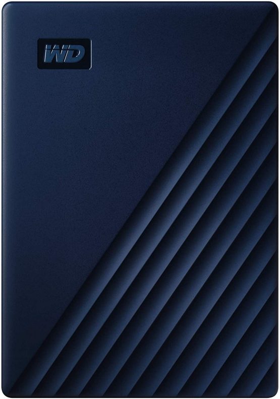 WD 5 TB My Passport for Mac Portable Hard Drive - Time Machine Ready with Password Protection, Midnight Blue