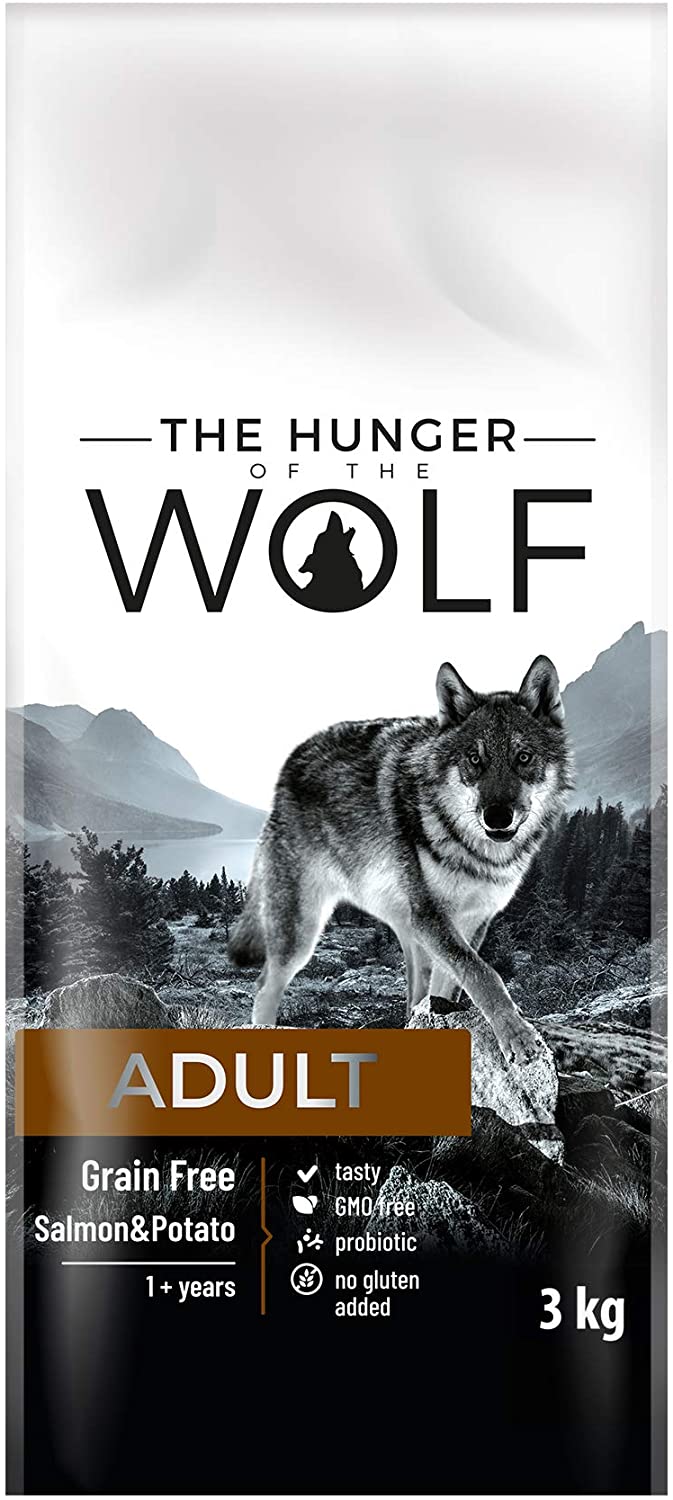The Hunger of the Wolf Dry Dog Food, for All Breeds and Allergic Dogs Delicate Grain Free Formula with Salmon and Potatoes - Image 2