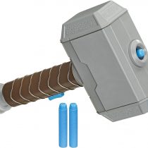 NERF Power Moves Marvel Avengers Thor Hammer Strike Hammer NERF Dart-Launching Toy for Kids Roleplay, Toys for Children Aged 5 and Up