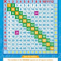 Multiplication Chart | Maths Charts | Gloss Paper measuring 594 mm x 850 mm (A1) | Math Charts for the Classroom | Education Posters by Daydream Education