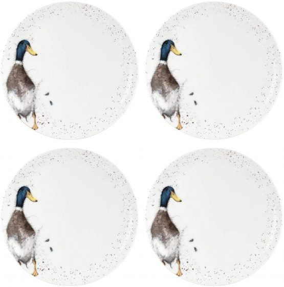 Portmeirion Home & Gifts WNKC4077-XB Dinner Plate-Set of 4, Ceramic
