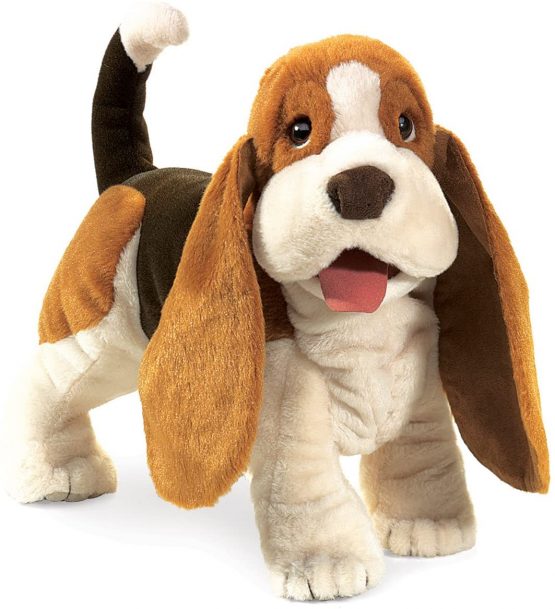 Folkmanis Basset Hound Hand Puppet