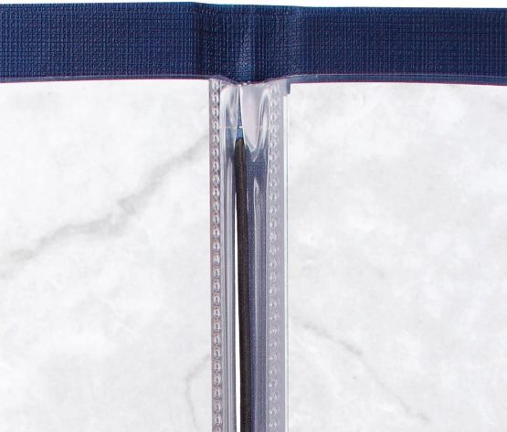SIGEL SM181 Double Transparent Pockets, for menu cover with elastic binding, for A5, 50 pcs. - Image 4