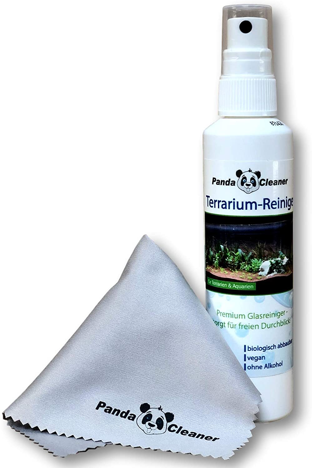 PandaCleaner Terrarium Cleaner / Terrarium Cleaner for Terrarium Windows Terrarium Glass Cleaner - Spray Bottle Glass