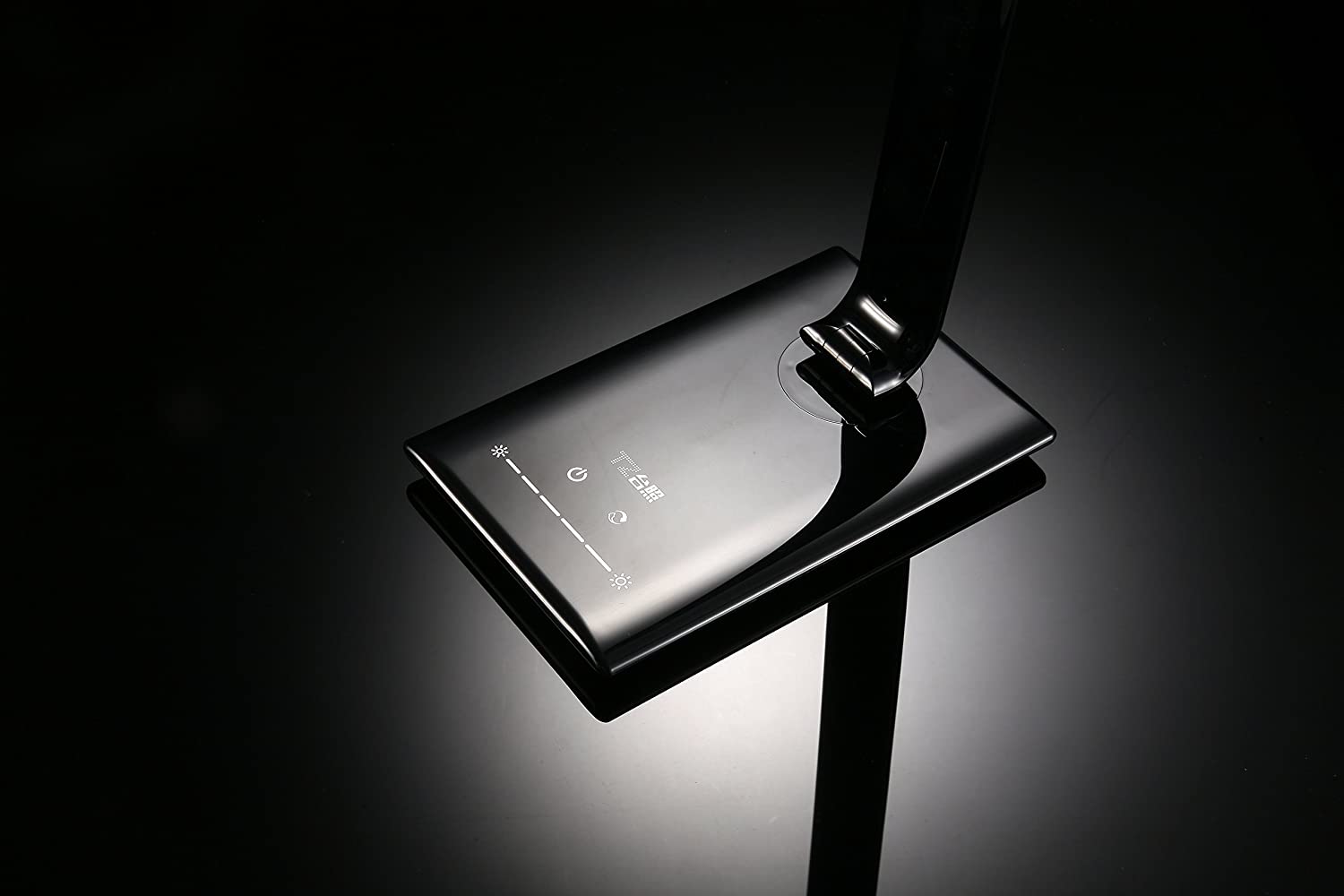 LED Table Lamp, Dimmable, 9W, Adjustable Colour Temperature, USB, Black Gloss - Image 2