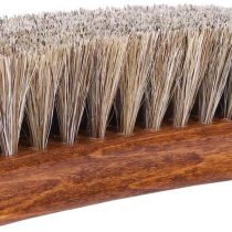 Kaps Premium Quality Shoe Brush Lux, Natural Horsehair, Shine Buff Polish (15 cm Length)
