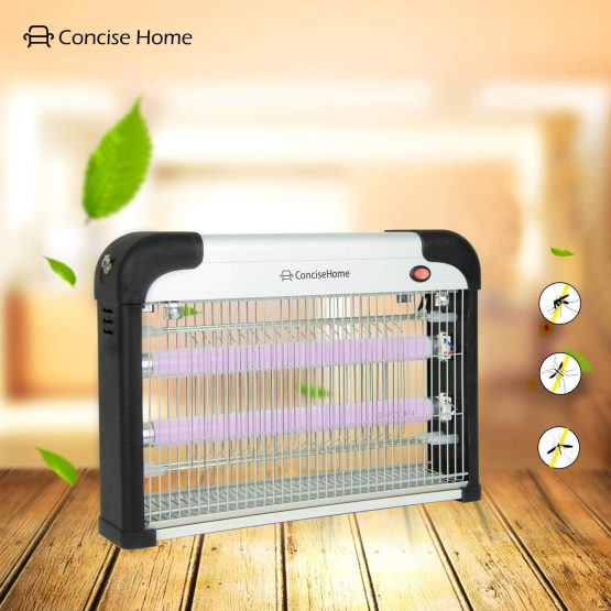 Concise Home Insect Killer UV light Attract to Zap Flying Insects Playing Excellent Role as Bug Zapper, Insect Killer, Fly Zapper, Fly Killer, Fly Swatter, Wasp Killer Sliver (20W) - Image 2