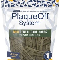 ProDen PlaqueOff Mini Dental Bones Vegetable Fusion (20 Pack - 340 g) for Small and Toy Dogs