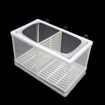 SENZEAL Aquarium Fish Breeding Net Fish Isolation Breeder Hatchery Incubator Mesh with 3pcs Pipette for Aquarium Tank(Large)