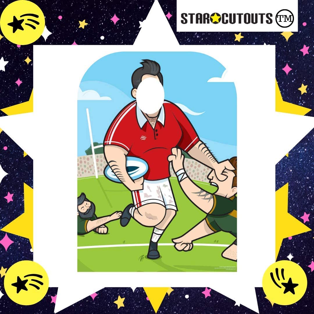 STAR CUTOUTS SC1452 Rugby Superstar Child Size Stand In Cardboard Standee Perfect for Fans Shows, Events - Image 3