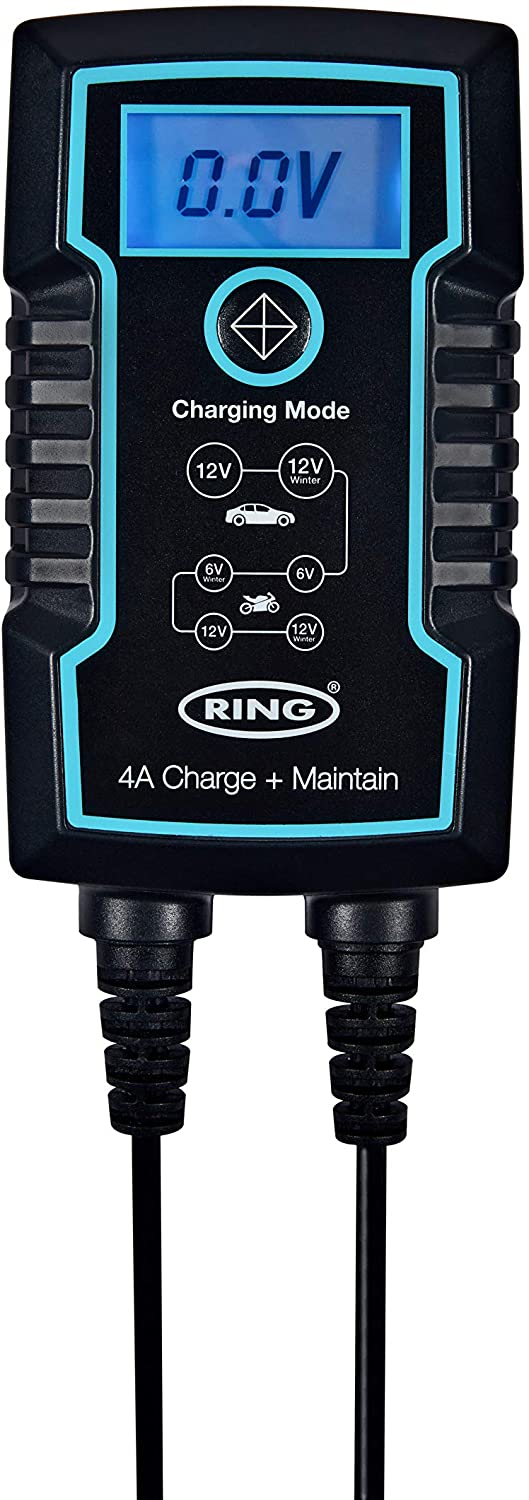 Ring Automotive - RSC804 Smart Car Battery Charger 6V 12V 4A, Black - Image 2