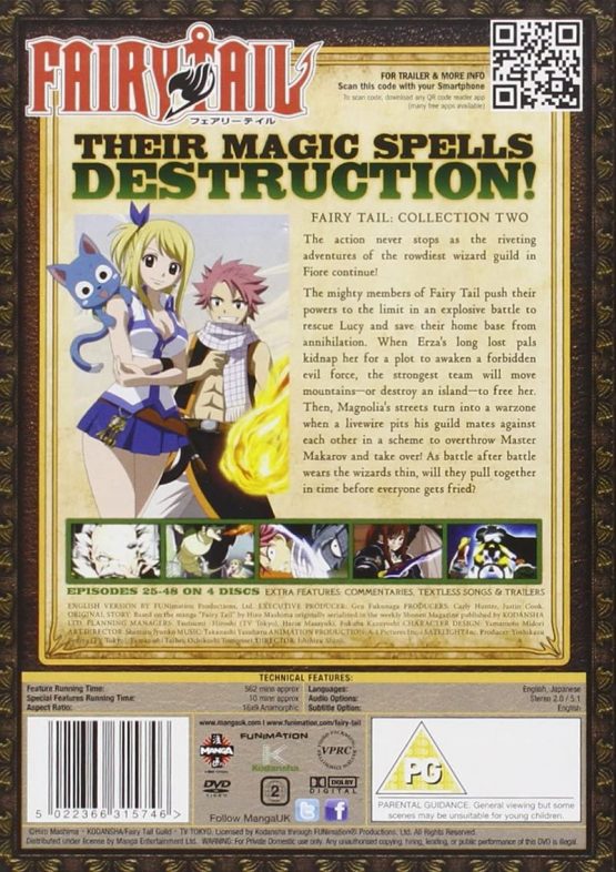 Fairy Tail: Collection Two (Episodes 25-48) [DVD] - Image 2