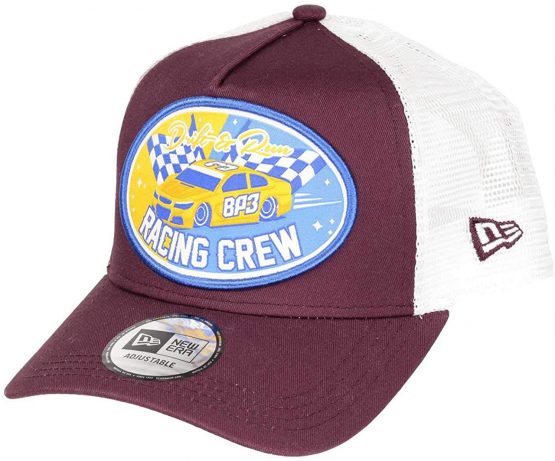 New Era Racing Crew A Frame Adjustable Trucker Cap Car Edition