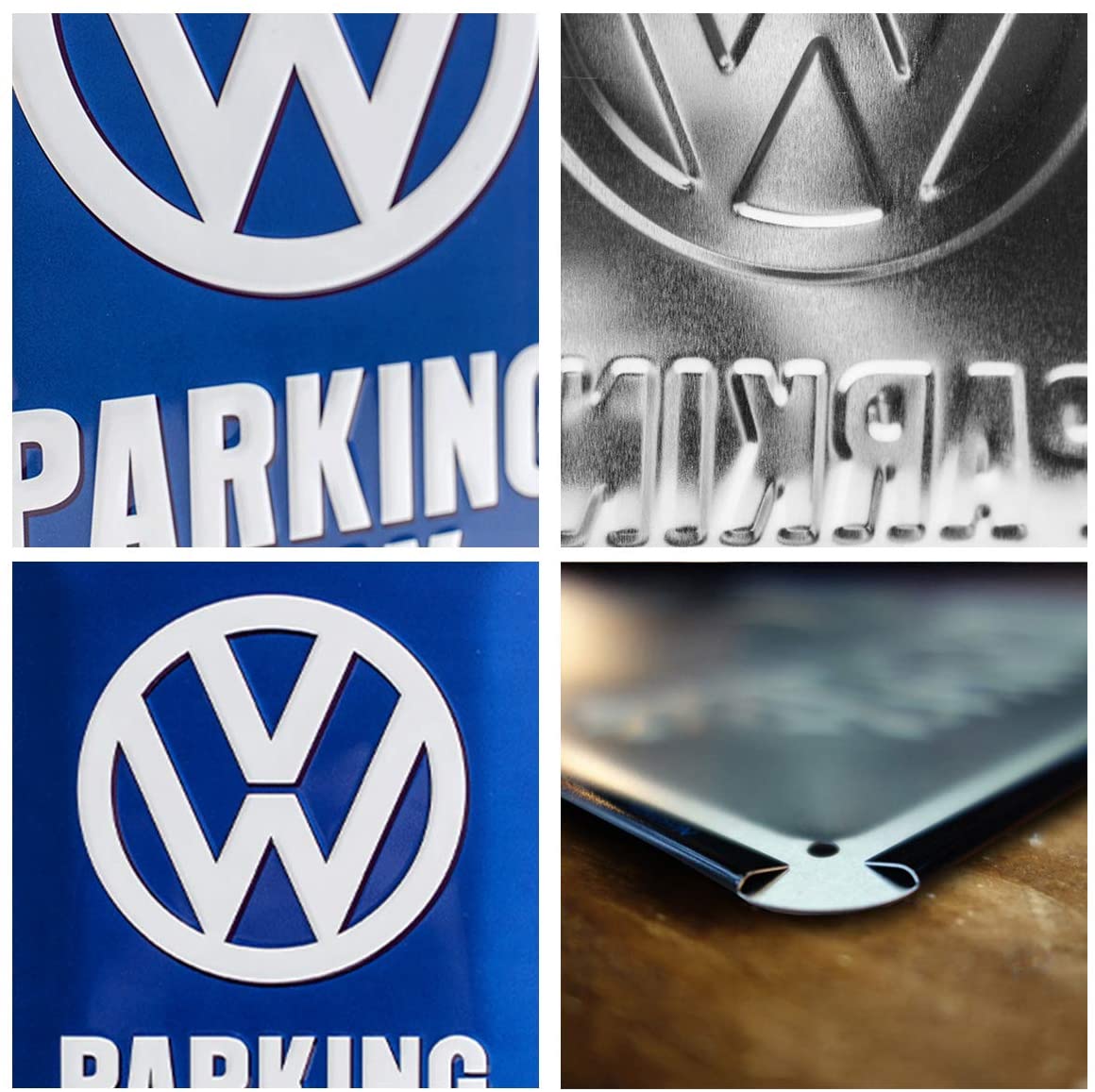 Nostalgic-Art Retro Tin Sign, Volkswagen, VW Parking Only, Car gift idea, Metal Plaque - Image 3