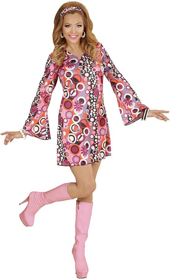 Adult costume, groovy, seventies, mini dress - Image 4