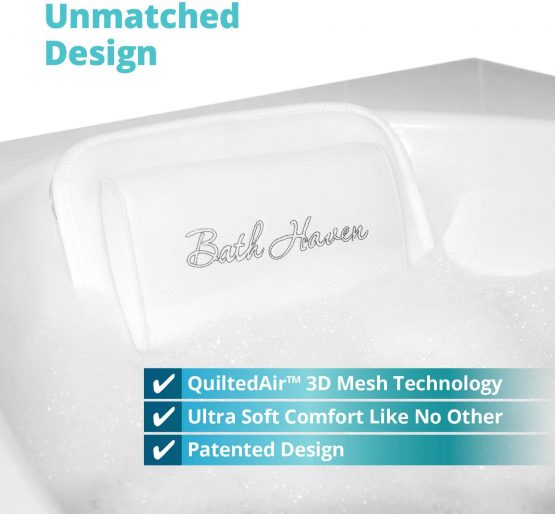 QuiltedAir BathBed Bathtub Pillow and Spa Cushion for Full Body Comfort (Original) - Image 2