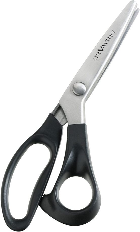 Milward Pinking Shears with Plastic Handle, Multi-Colour, 23 cm