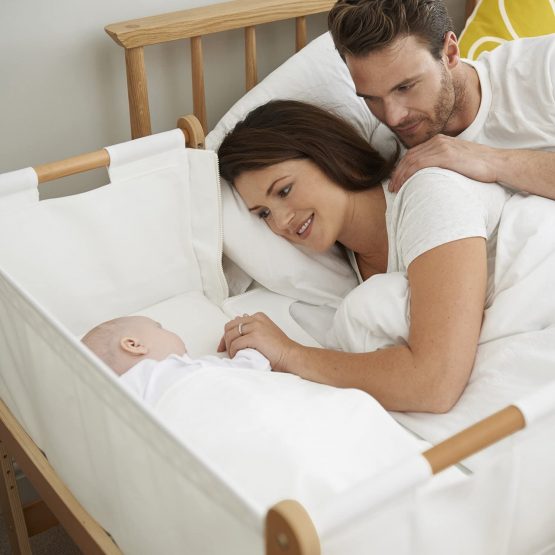 Snuz 3 pc. Crib Bedding Set White - SnuzPod & All Bedside Cribs - Size 35x80cm - 50x90cm - Image 3