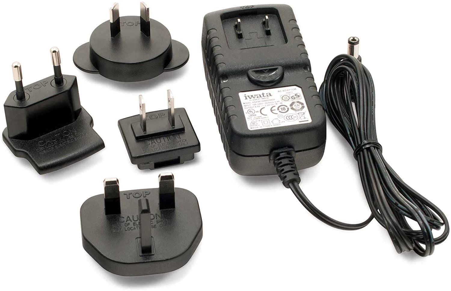 Iwata Neo Air Compressor Upgrade: Portable, 1-15 PSI, 3-Speed Control, AC Adapter with Universal Plugs - Image 2