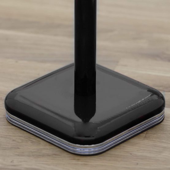 Swan SWKA1040BN Retro Kitchen Roll Holder with Steel Weighted Base, Black - Image 3