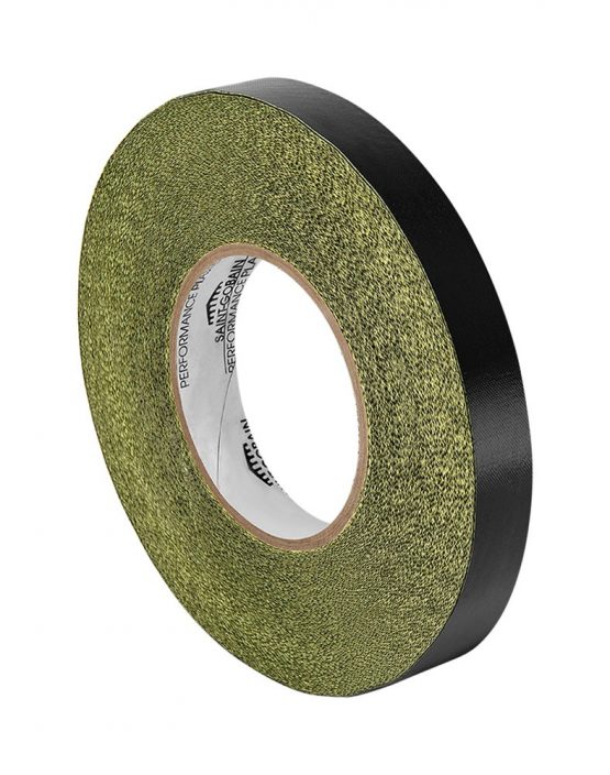TapeCase 1.25-18-SG56-05 Black Fiberglass-PTFE Impregnated Fabric Tape SG56-05, 18 yd Length, 1.25" Width